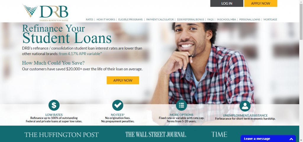 best banks that offer student loans - Darien Rowayton Bank
