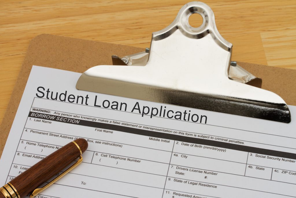 how do student loans work application form