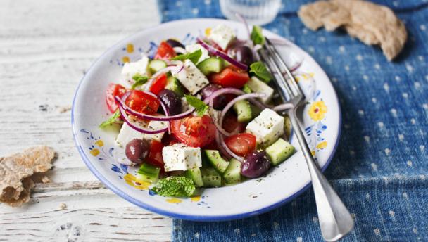 Plate of Greek Salad